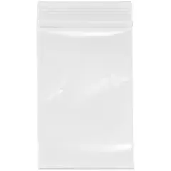 Plymor 3" x 4.5", 4 Mil Heavy Duty Zipper Reclosable Plastic Bags