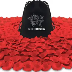 4500 Pack Red Rose Petals,Artificial Roses Flower Petals for Romantic Night,Valentine's Day and Weddings
