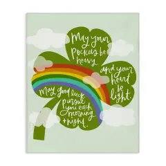 Stupell Industries Uplifting Good Luck Rhyme Canvas Design by Mandy Ford Art + Illustration