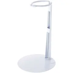 Bard's 793W White Adjustable Doll Stand, fits 12 to 18 inch Dolls, waist width adjusts from 1.875 to 2.5 inches