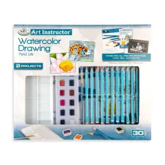 AIS-107 | Pond Life Watercolor Drawing Art Set - 30pc