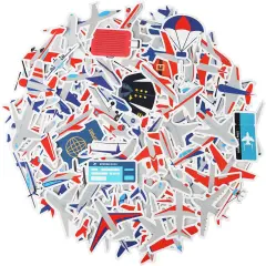 100 Pack Airplane Stickers