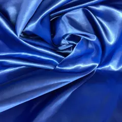 1 Yard Shiny Satin Backdrop Fabric Lightweight Polyester Drapery 5 feet wide x 8 feet high Royal