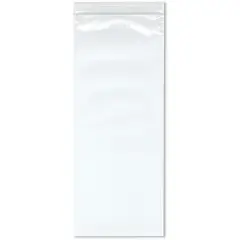Plymor 5" x 12" (Pack of 100), 4 Mil Heavy Duty Zipper Reclosable Plastic Bags