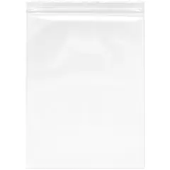 Plymor 7" x 9", 4 Mil Heavy Duty Zipper Reclosable Plastic Bags