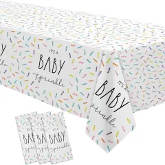 Sprinkle Baby Shower Decorations Tablecloth