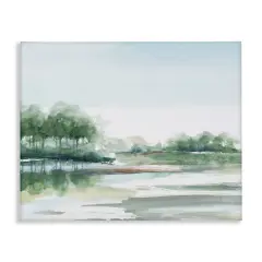 Stupell Industries Green Toned Water Landscape Canvas By PATRICIA PINTO