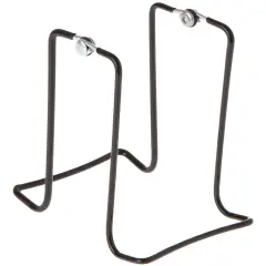 Gibson Holders 2X16 Adjustable Black Wire Dual-Sided Display Easel, Two Opposing Ledges for Holding 2 Items, 5.5" W x 3.625" D x 4.75" H