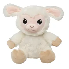Happy Nappers: Lullabrites Lamb - Musical Light Up Bedtime Plush - Cream & Tan - Plays 3 Lullabies, Soft Animal, Day & Night Soothing Toy, Kids