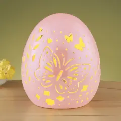 Collections Etc Lighted Butterfly Egg