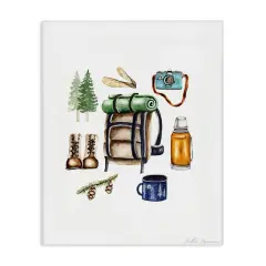 Stupell Industries Hiking Essentials Chart Canvas By Heather Desormeaux