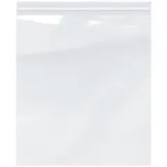 Plymor 13" x 15", 4 Mil Heavy Duty Zipper Reclosable Plastic Bags