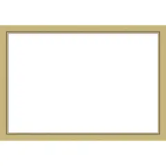 Landon Gold Narrow Framed Dry Erase Magnetic Board