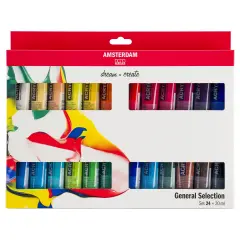 Amsterdam Standard Acrylic Paint Set 20ml 24/Pkg-General
