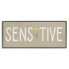 Stupell Industries Sensitive Cottage Floral Framed Giclee, design by Lil' Rue