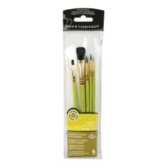 RSET-9119 | 5pc Camel Hair Variety Brush Set