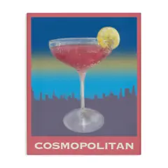 Stupell Industries Cosmopolitan over Cityscape Canvas Design by Matthew Piotrowicz