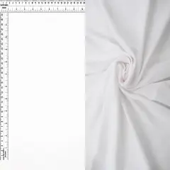 1 Yard Rayon Challis Solid Fabric, 52/54&Prime; Wide WHITE-PFP B