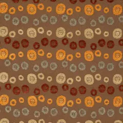 Harvest - OrangeRust AbstractGeometric Upholstery Fabric 54 Inches"