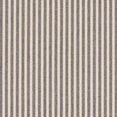 Ticking Coal - Black Small Scale,Stripe Upholstery Fabric 54 Inches"