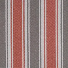 Brick - Coral & Peach Stripe Upholstery Fabric 54 Inches"