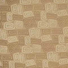 Sand - BeigeTaupe,brown AbstractGeometric Upholstery Fabric 54 Inches"