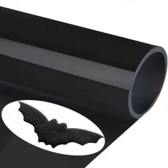 12x6' 3D Puff Heat Transfer Vinyl Black
