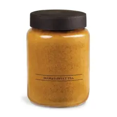 26 Ounce Yellow Paraffin Wax Mama's Sweet Tea Jar Candle Perfect for Everyday Use