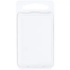 Collecting Warehouse Clear Plastic Clamshell Package / Storage Container, 2.4375" H x 1.5625" W x 0.5" D