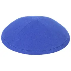 Kippah Royal Blue Deluxe Linen