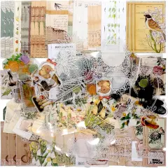 260 PCS Vintage Scrapbooking Kit (Natural)