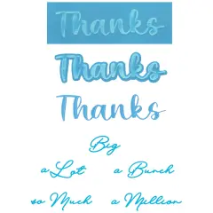 Sizzix Thinlits Die Set 8/Pkg, Take Two's by Stacey Park-Thanks