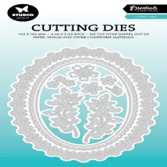 Studio Light Essentials Cutting Dies 10/Pkg-Nr.952 Floral Oval