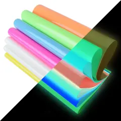 Heat Transfer Vinyl Glow in Dark Iron on Vinyl 9 Pack 12"x 10"