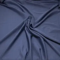 1 Yard Scuba Techno Knit Solid Fabric Smooth Stretch Apparel & Crafts 58"-60" Width Navy