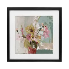 Stupell Industries Mixed Sunflower Vase Abstract Framed Print Under Glass, design by Susan Pepe