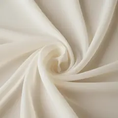 1 Yard Ethereal Chiffon Fabric for Backdrops, Fashion & Decor 58/60" Width Ivory