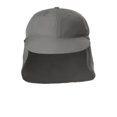 Port Authority&reg; Outdoor UV Sun Shade Cap Sterling Grey