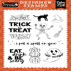 Ghosts And Goblins Stamp Set-Eat Drink And Be Scary