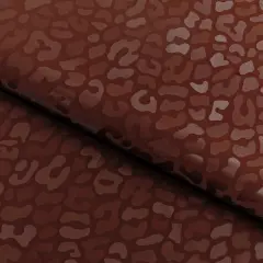 1 Yard 4 way Prowl Polyester Spandex Slick Vinyl Fabric 36" x 55" Length by Width Walnut