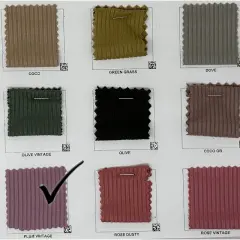 1 Yard 4x2 Yummy Brushed Rib Knit Fabric for Loungewear, Tops, Dresses 58&ndash;60 Inches Wide Plum Vintage