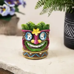 Northlight Tropical Tiki Mask Tea Light Candle Holder - 4.5" Multi