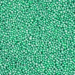 Krazy Sprinkles - Green Pearl Mini Beads (1/2 Cup, 1x Jar) for Cakes, Ice Cream & Cookies