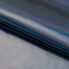 Holo Rave Spandex Fabric Black/Black