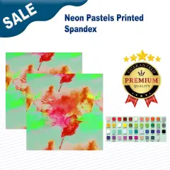 Neon Pastels Printed Spandex