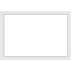 Blanco White Framed Dry Erase Magnetic Board