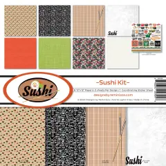 Reminisce Collection Kit 12"X12"-Sushi