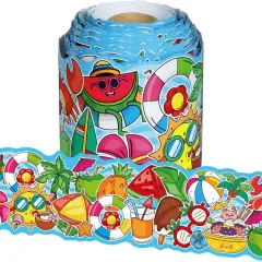 65.6Ft Summer Bulletin Board Borders