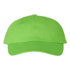 Valucap&reg; Classic Dad Hat Comfortable Relaxed Fit Neon Green