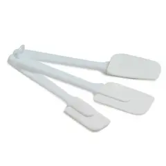 Norpro 3pc Flexible Silicone Rubber Spatula Set
